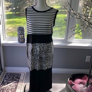 a.gain color block dress